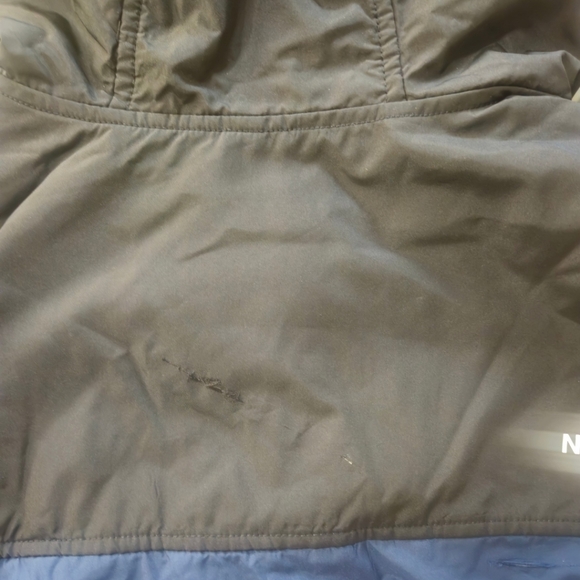 The North Face Black/Navy Highrail bomber puffer jacket sz XL - Picture 16 of 16